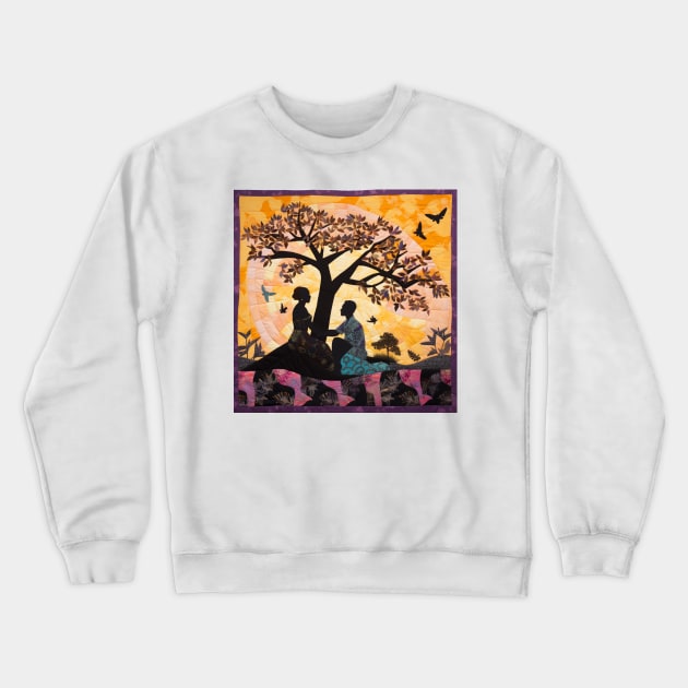 Jacaranda Love Moments Crewneck Sweatshirt by AscensionLife